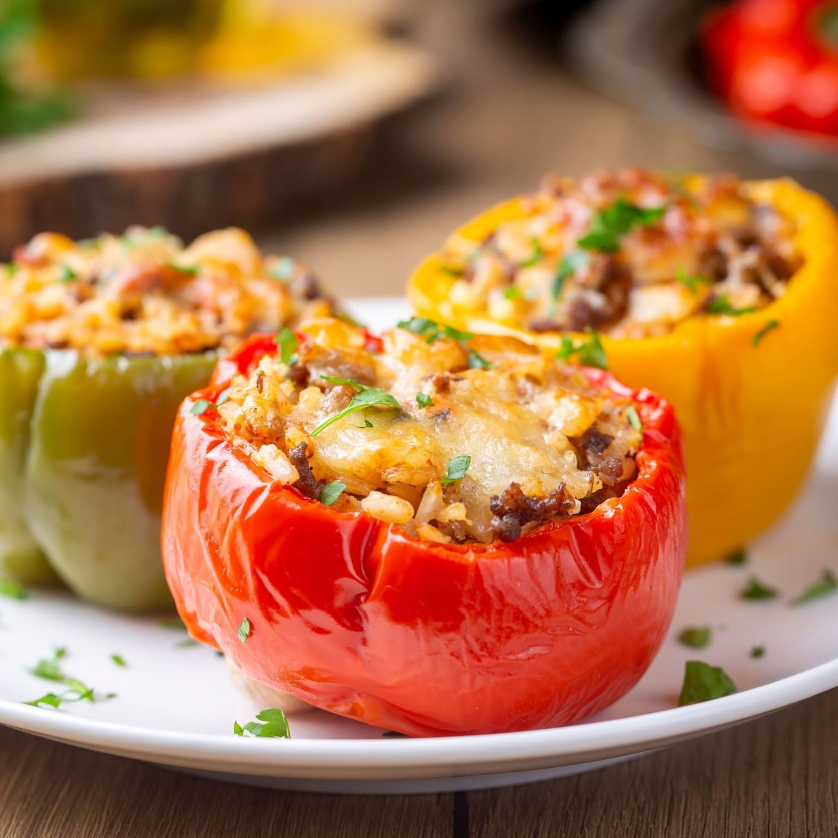 Gefüllte Paprika bei Ducamp Gutes essen