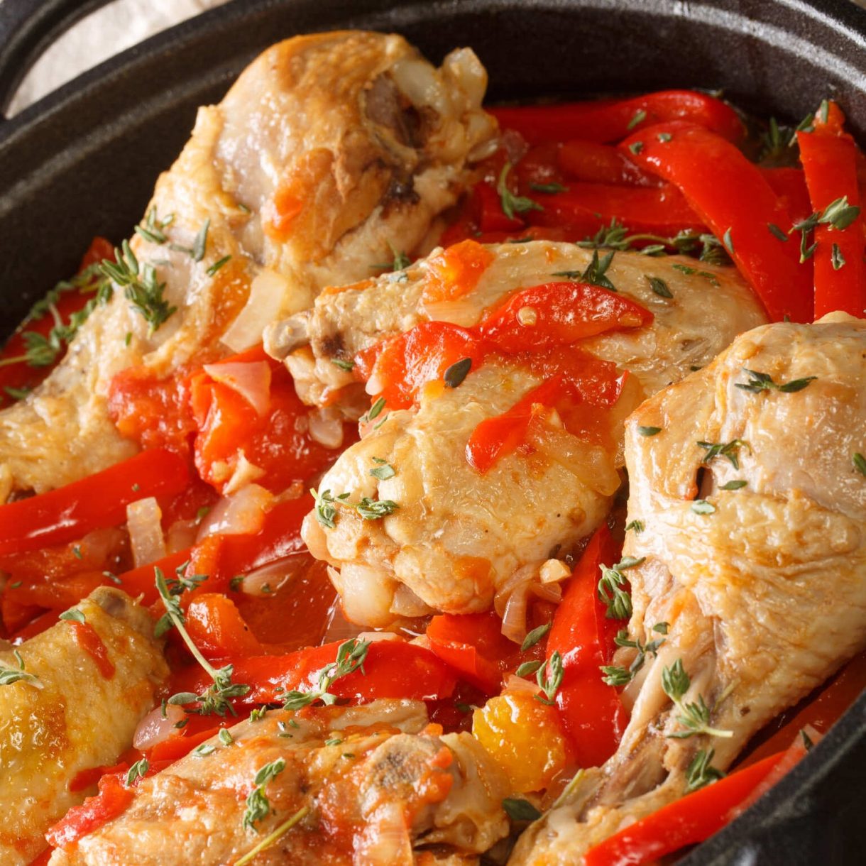 poulet basquaise bei Ducamp Gutes essen